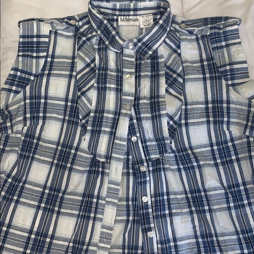 Millenium Plaid Top